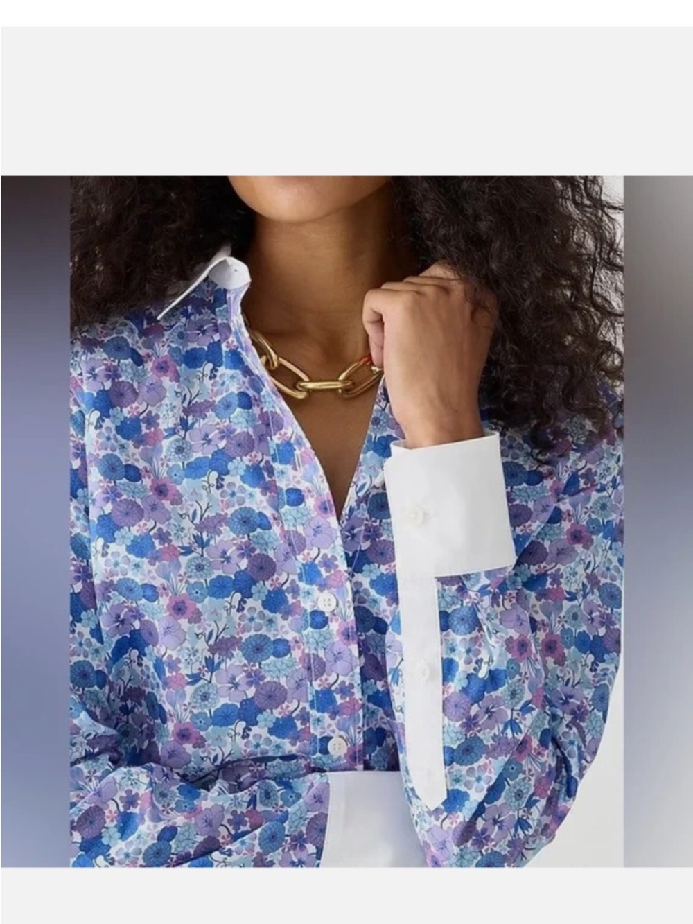 NWT J. Crew x Liberty of London blouse - Picture 3 of 7